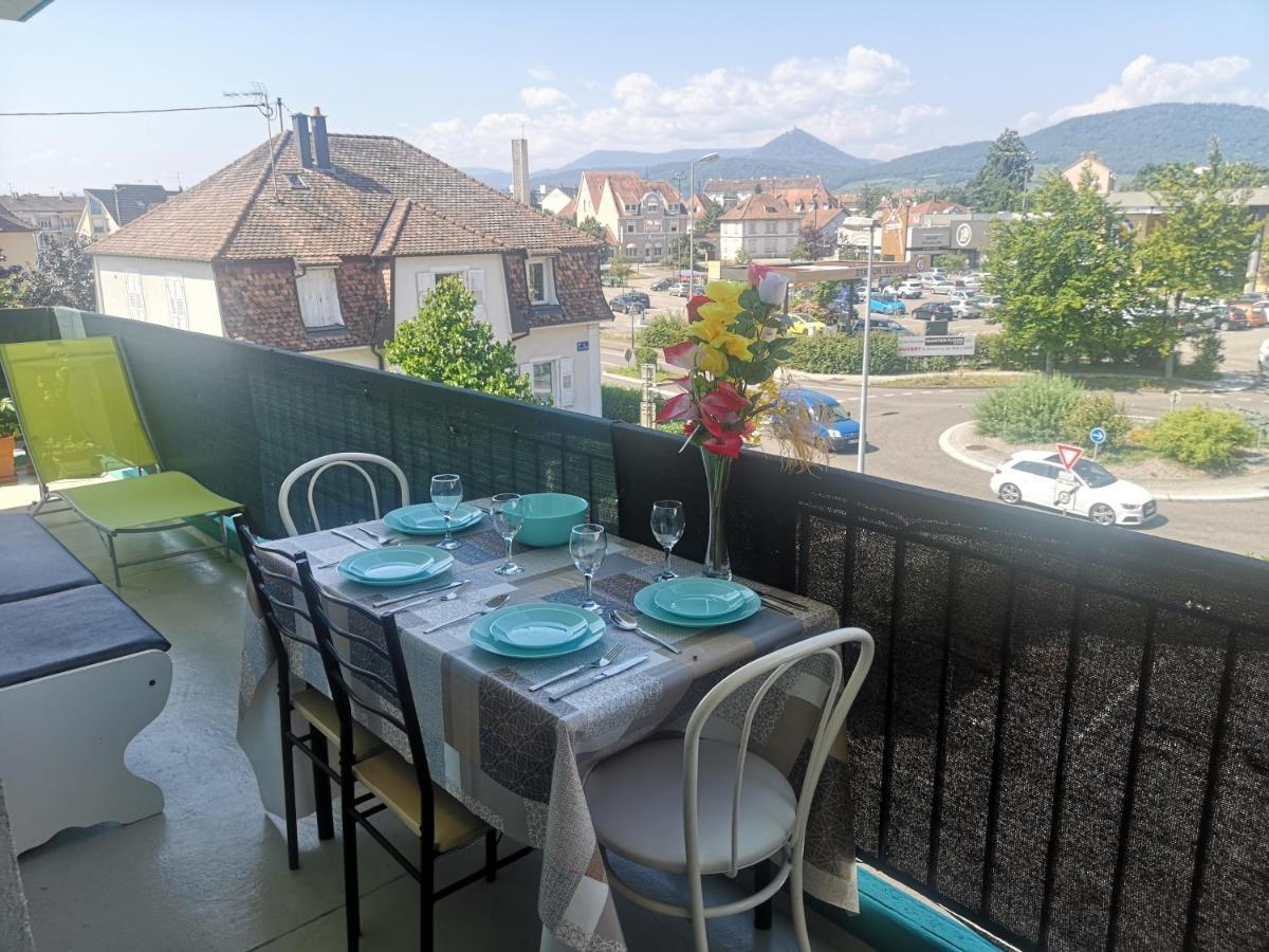 Bel Appartement, Grand Balcon Et Parking Prive Selestat Ngoại thất bức ảnh